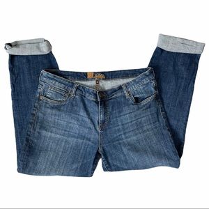 Kut from the Kloth Plus Size 14 High Waisted Skinny Jeans with Raw Hems